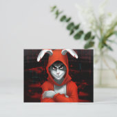 Hacker Lapin Briefkaart (Staand voorkant)