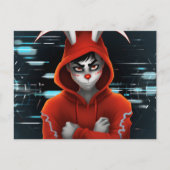 Hacker Lapin Briefkaart (Voorkant)