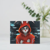 Hacker Lapin Briefkaart (Staand voorkant)