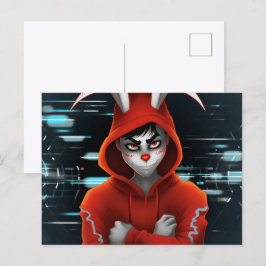 Hacker Lapin Briefkaart