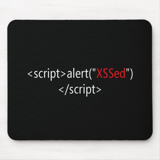 Hacker mousepad muismat (Voorkant)