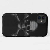 Hacker Skull en Crossbones Case-Mate iPhone Case (Achterkant (horizontaal))