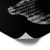 Hacker Skull en Crossbones Poster (Hoek)