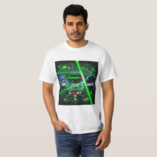 Hacker stemming t-shirt (Voorkant volledig)