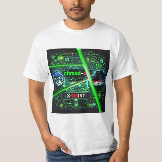 Hacker stemming t-shirt (Voorkant)