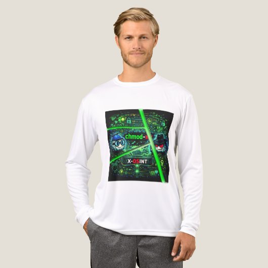 Hacker stemming Tri-Blend shirt (Voorkant)