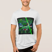 Hacker stemming Tri-Blend shirt (Voorkant)