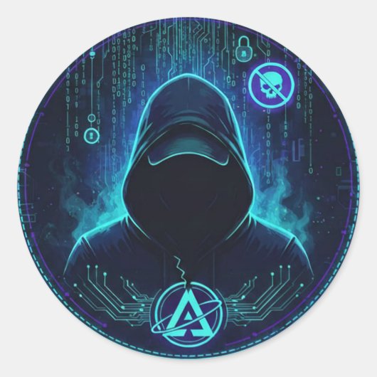 Hacker Sticker (Voorkant)
