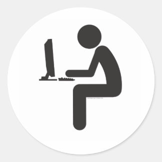 Hacker-T Ronde Sticker