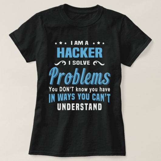 Hacker T-shirt (Design voorkant)