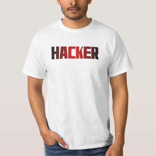 Hacker T-shirt (Voorkant)