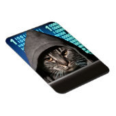 Hacker Zwarte Kat Magneet (Rechterzijde)