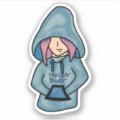 Hackerkracht Sticker (Voorkant)