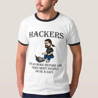Hackers 4am (a-r) t-shirt