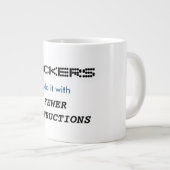 "Hackers doen het met de Mok van Minder Instructie (Voorkant rechts)