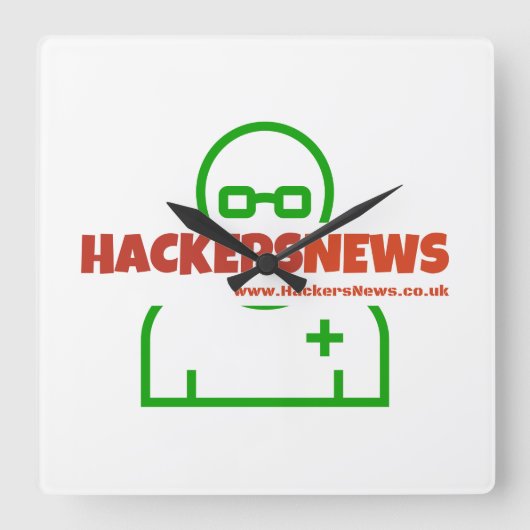 Hackers News blokkeren onze website Vierkante Klok (Voorkant)