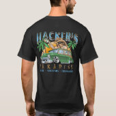 Hacker's Paradise Dark T-shirt - Terug (Achterkant)