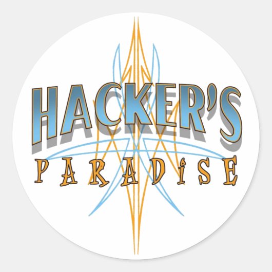 Hacker's Paradise Stickers (Voorkant)