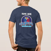 HACKERS Pickleball Club Jersey - Jouw naam toevoeg Tri-Blend Shirt (Achterkant)