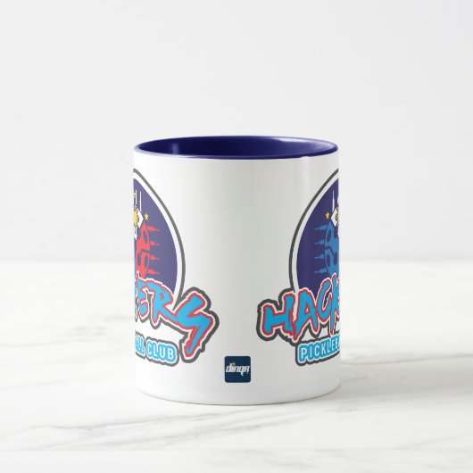 HACKERS Pickleball Club Logo Mok (Midden)