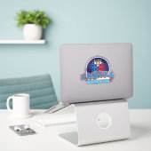 HACKERS Pickleball Club op maat gesneden vinyl Sti Sticker (Laptop op bureau)