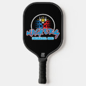 Hackers Pickleball Club Pickleball Paddle (Achterkant)