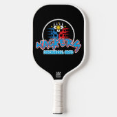 Hackers Pickleball Club Pickleball Paddle (Achterkant)
