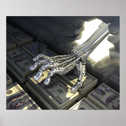 Hackers rob bank poster (Voorkant)