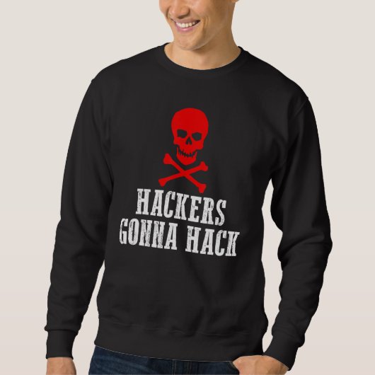 Hackers zullen de veiligheid van de hack en het Ca Trui (Voorkant)