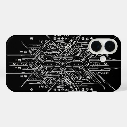 Hackertelefoon Case-Mate iPhone Case (Achterkant (horizontaal))