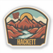 Hackett, Arkansas Sticker (Voorkant)