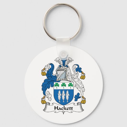 Hackett Family Crest Sleutelhanger (Voorkant)