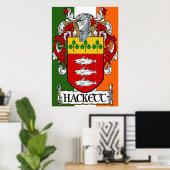Hackettlaag voor wapenafdrukken poster (Thuiskantoor)