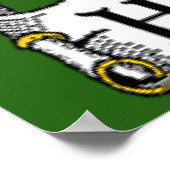 Hackettlaag voor wapenafdrukken poster (Hoek)