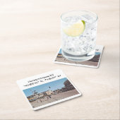 Hackettstown NJ Map Coördinaten  stijl Kartonnen Onderzetters (Insitu)