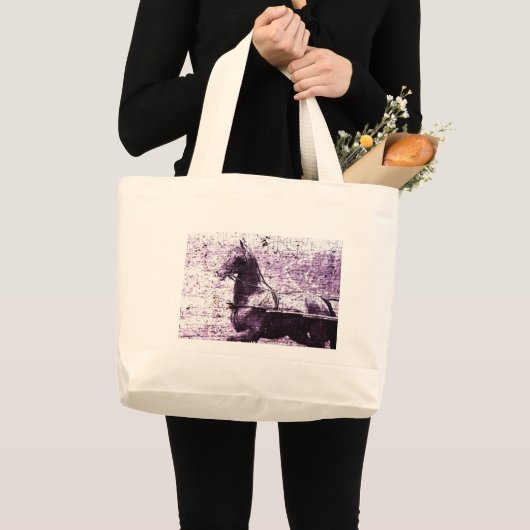 Hackey Crackle Digital Art Grote Tote Bag (Voorkant (product))