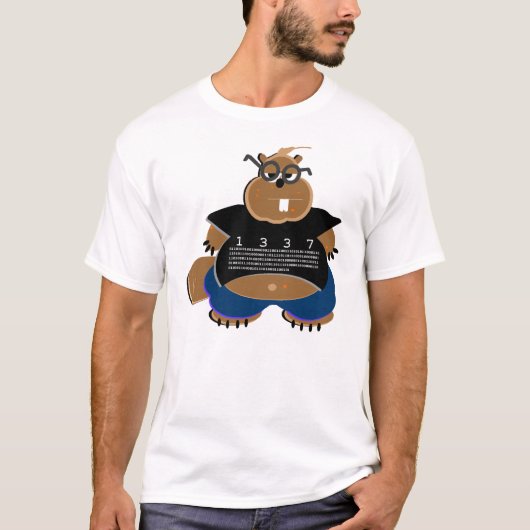 Hackey the Beaver T-shirt (Voorkant)