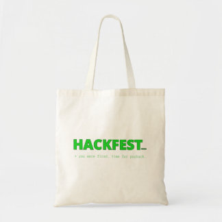Hackfest Titel Scherm Boodschappentas Tote Bag