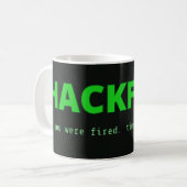 Hackfest Titel Scherm Mok (Voorkant links)