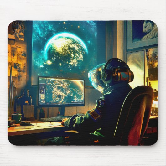 Hacking Worlds Muismat (Voorkant)