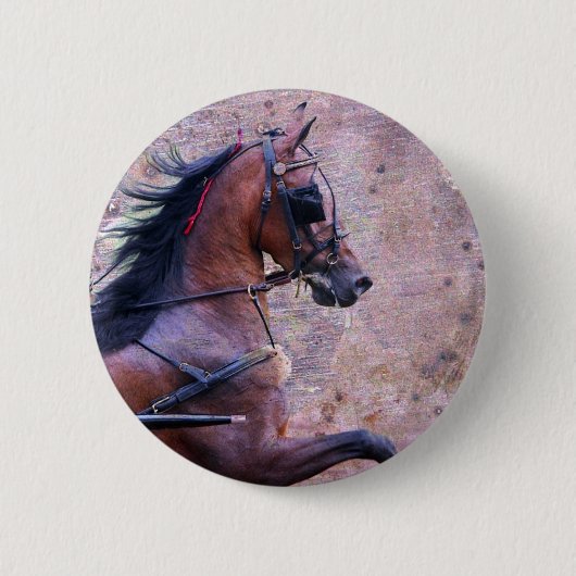 Hackney Grunge Ronde Button 5,7 Cm (Voorkant)