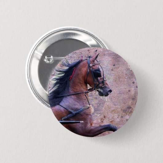 Hackney Grunge Ronde Button 5,7 Cm (Voorkant /achterkant)