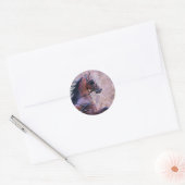 Hackney Grunge Ronde Sticker (Envelop)