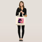 Hackney in Harness Grote Tote Bag (Voorkant (model))