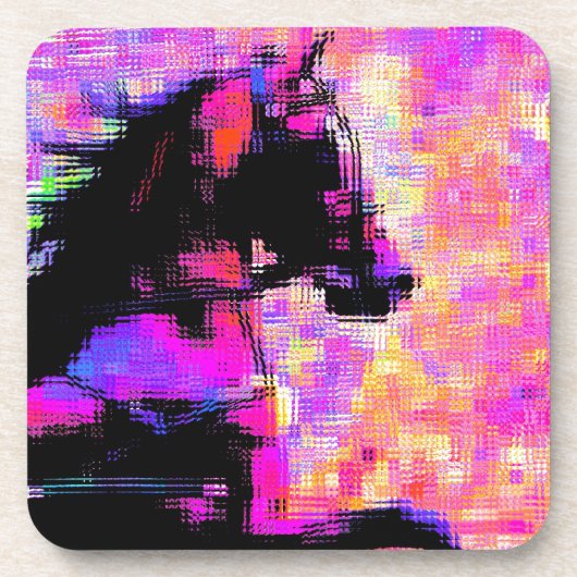 Hackney in Harness Onderzetter (Voorkant)