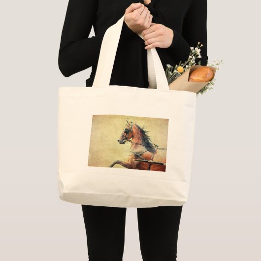 Hackney Pony Grote Tote Bag (Voorkant (product))