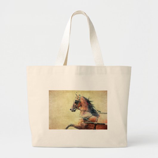 Hackney Pony Grote Tote Bag (Voorkant)