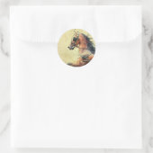 Hackneypony Ronde Sticker (Tas)