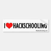 Hackschoolse Bumpersticker (Voorkant)