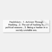 Hacktivism Sticker (Voorkant)